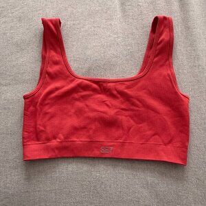 SET Active  SCULPTFLEX® BOX CUT BRA (RED)